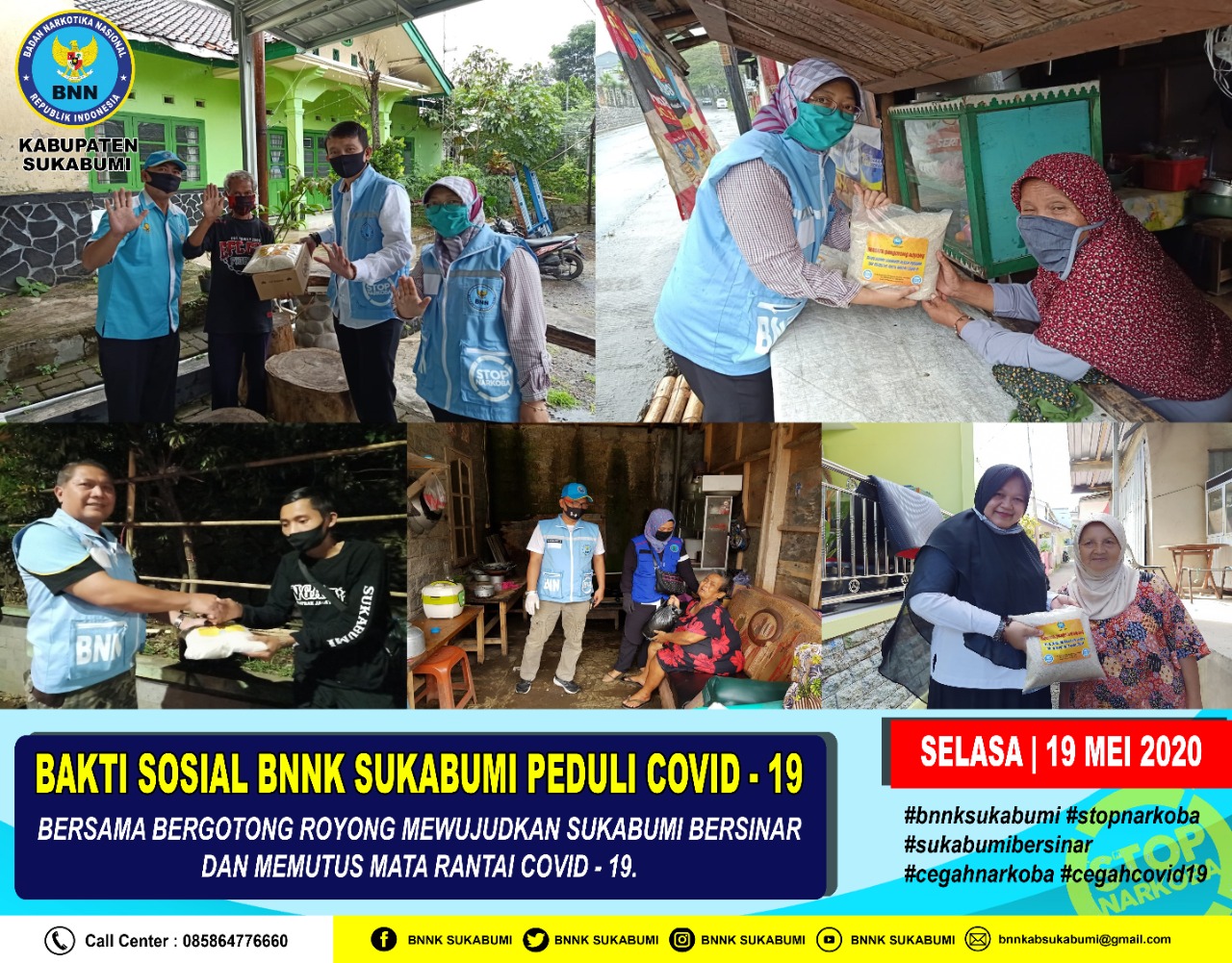 BAKTI SOSIAL PEDULI COVID - 19 DI SUKABUMI