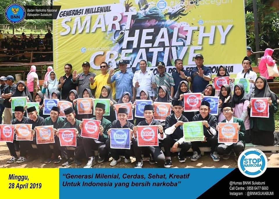 GENERASI MILENIAL, CERDAS, SEHAT, KREATIF UNTUK INDONESIA YANG BERSIH NARKOBA GENERASI MILENIAL, CERDAS, SEHAT, KREATIF UNTUK INDONESIA YANG BERSIH NARKOBA