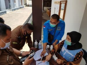 Ciptakan Lingkungan Pemerintah Bersih dari Narkoba, BNNK Sukabumi Tes Urine Pegawai Kejaksaan