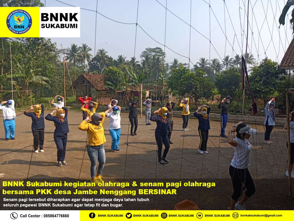 Olahraga & senam pagi bersama PKK desa Jambe Nenggang Sukabumi Olahraga & senam pagi bersama PKK desa Jambe Nenggang Sukabumi