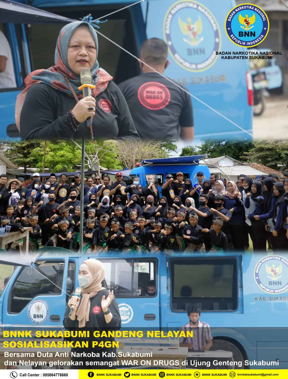 BERANTAS NARKOBA DI JALUR PANTAI, BNNK SUKABUMI GANDENG NELAYAN BERANTAS NARKOBA DI JALUR PANTAI, BNNK SUKABUMI GANDENG NELAYAN