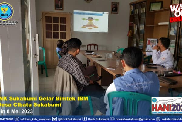 BNNK Sukabumi bimtek peningkatan pengetahuan dan keterampilan bagi petugas IBM di Desa Cibatu