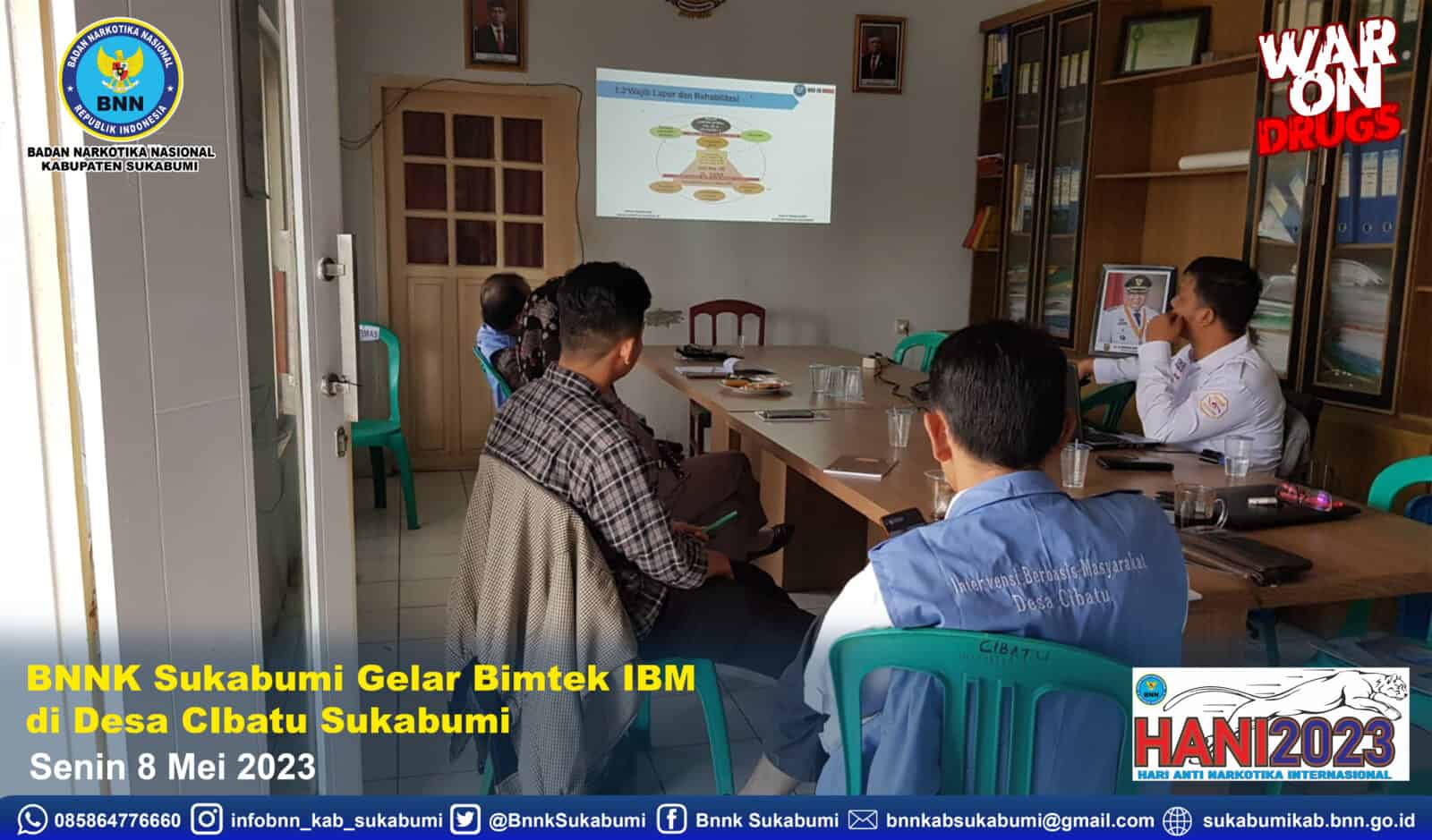 BNNK Sukabumi bimtek peningkatan pengetahuan dan keterampilan bagi petugas IBM di Desa Cibatu BNNK Sukabumi bimtek peningkatan pengetahuan dan keterampilan bagi petugas IBM di Desa Cibatu