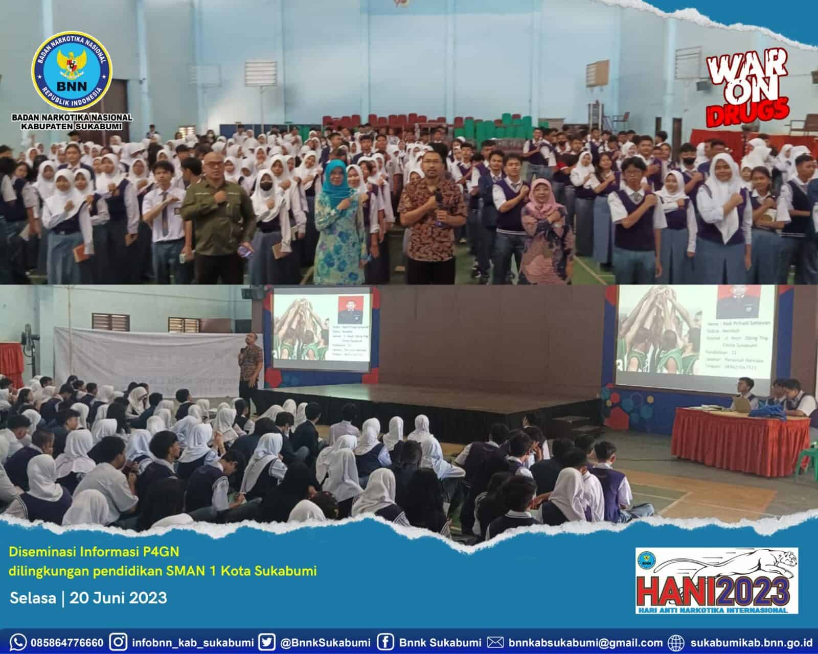 WUJUDKAN SUKABUMI BERSINAR BNNK SUKABUMI GELAR DISEMINASI INFORMASI P4GN Konsep Otomatis