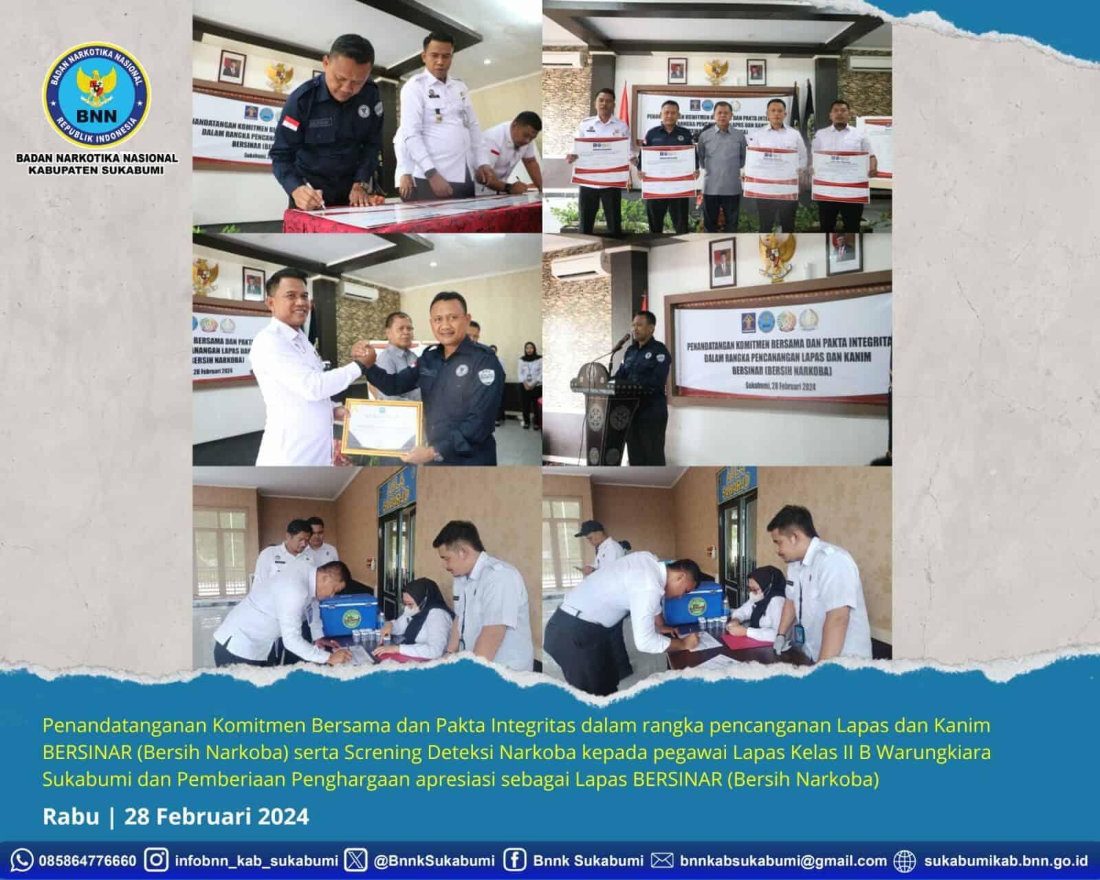 KOLABORASI KOMITMEN MEWUJUDKAN LAPAS BERSINAR KOLABORASI KOMITMEN MEWUJUDKAN LAPAS BERSINAR