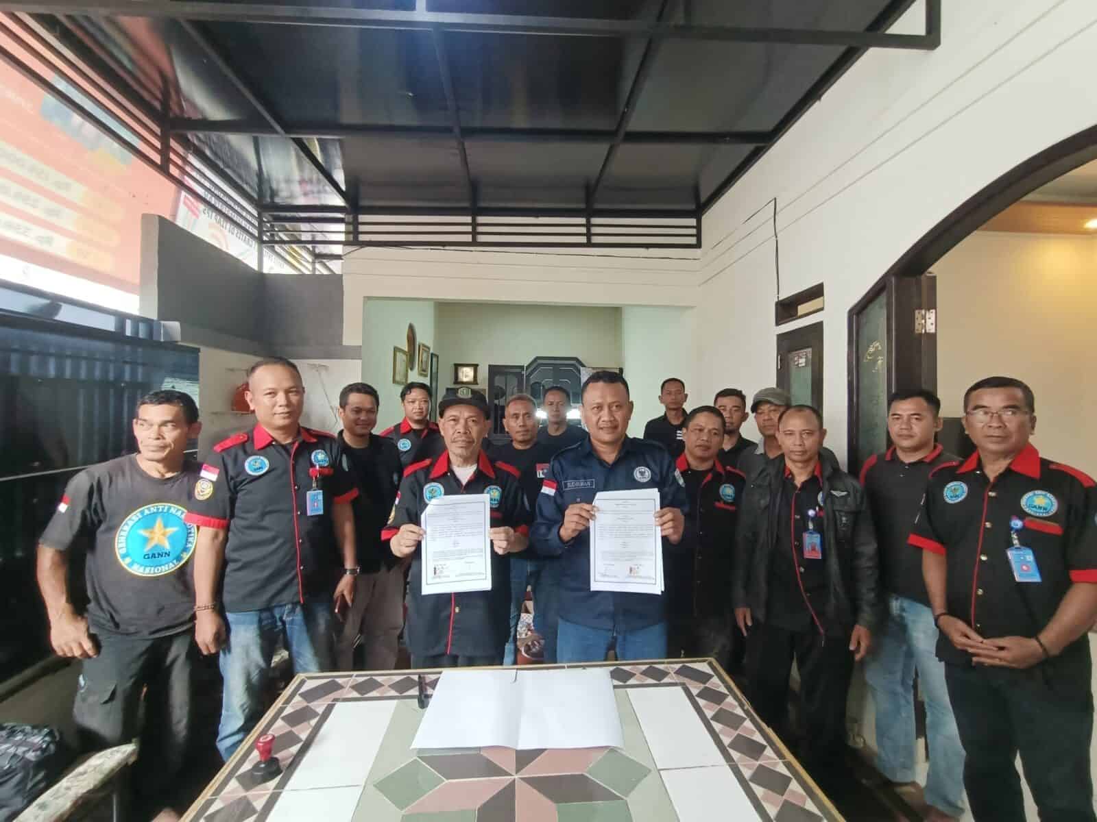 BNNK SUKABUMI MELAKUKAN MoU dengan GANN (Gerakan Anti Narkotika Nasional) terkait P4GN BNNK SUKABUMI MELAKUKAN MoU dengan GANN (Gerakan Anti Narkotika Nasional) terkait P4GN