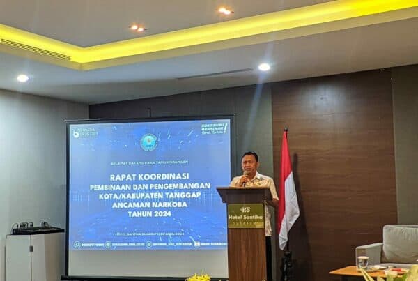 Rapat koordinasi pengembangan dan pembinaan Kota/Kabupaten tanggap ancaman narkoba