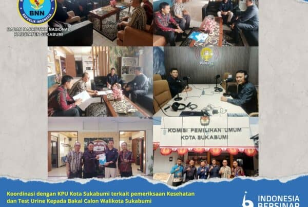 BNNK SUKABUMI DAN KPU KOTA SUKABUMI SIAP KOLABORASI TEST URINE BAKAL CALON WALIKOTA SUKABUMI