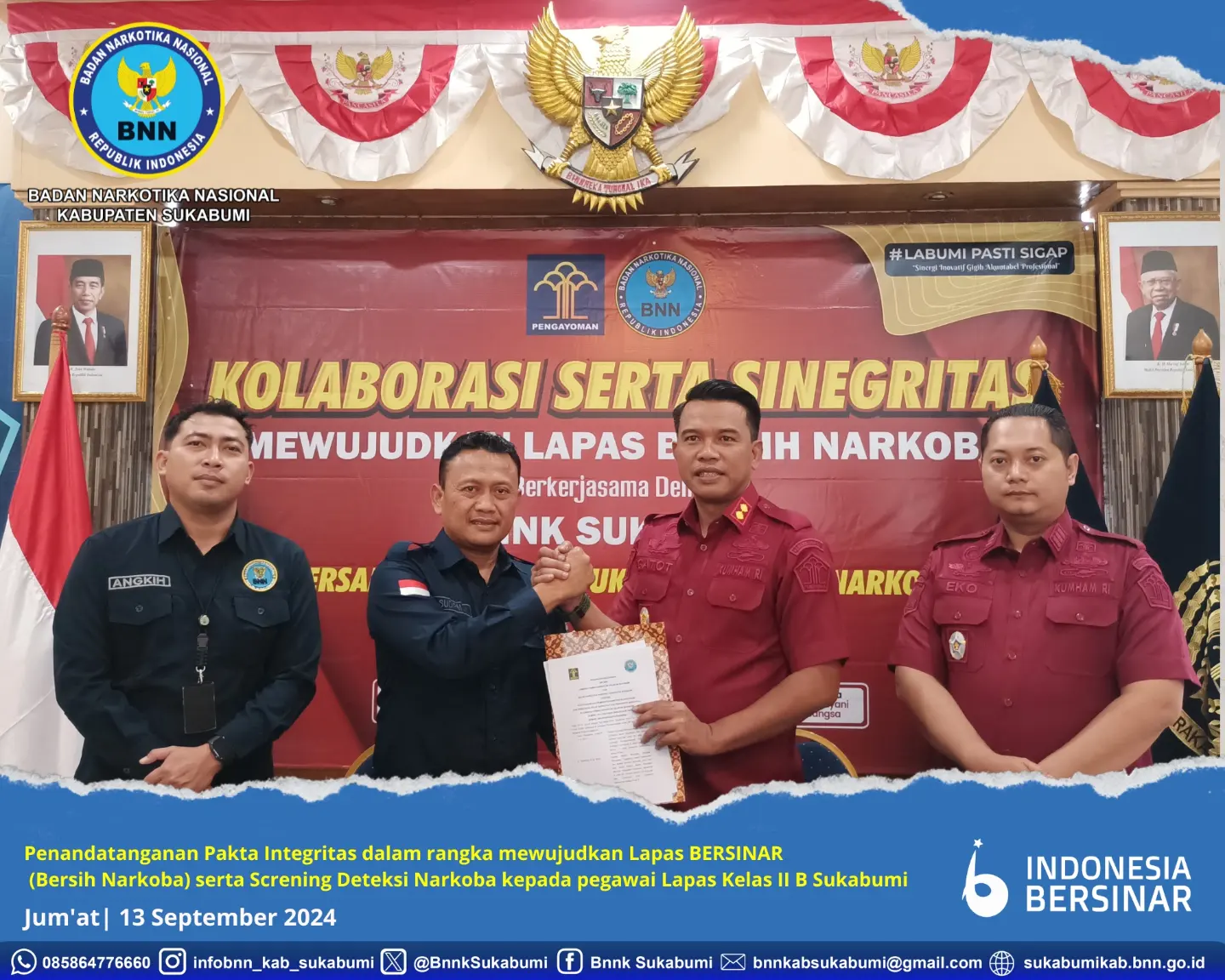 BNNK SUKABUMI LAKUKAN PKS DAN TEST URINE JAJARAN LAPAS KELAS II B SUKABUMI, INI HASILNYA BNNK SUKABUMI LAKUKAN PKS DAN TEST URINE JAJARAN LAPAS KELAS II B SUKABUMI, INI HASILNYA