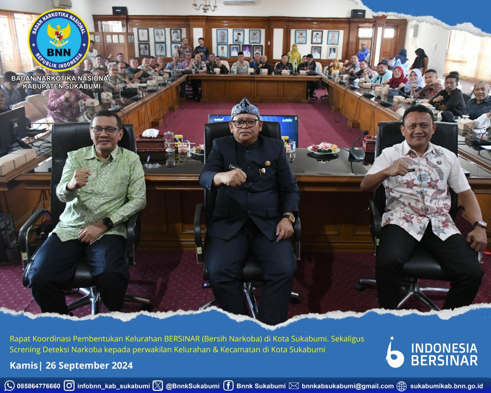 RAKOR KELURAHAN BERSINAR, PEMKOT SUKABUMI KOMITMEN KECAMATAN SERTA KELURAHAN HARUS BERSINAR !! RAKOR KELURAHAN BERSINAR, PEMKOT SUKABUMI KOMITMEN KECAMATAN SERTA KELURAHAN HARUS BERSINAR !!