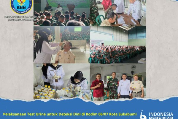 PERSONIL KODIM 0607 DI TEST URINE BNN