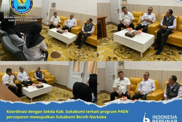 SEKDA KAB SUKABUMI TERIMA AUDIENSI KA BNNK SUKABUMI