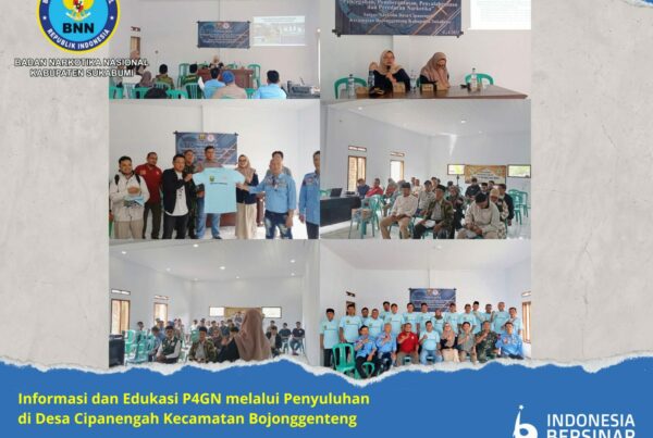 PERANG MELAWAN NARKOBA, BNN SUKABUMI LAKUKAN SOSIALISASI P4GN DI DESA